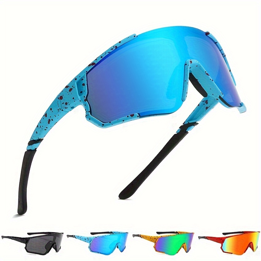 

Lunettes de sport d'extérieur pour hommes et femmes, grande monture, verres polarisés, monture en PC, parfaites pour la randonnée et la marche.