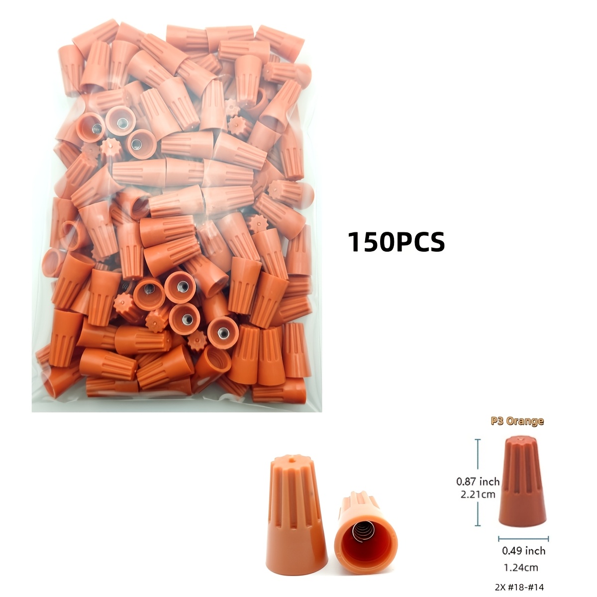 5000 pc) Small Blue Screw On Wire Connectors Barrel | UK