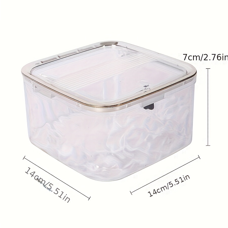

1pc Clear Plastic Jewelry Organizer - Freestanding, No Power Needed, Bathroom