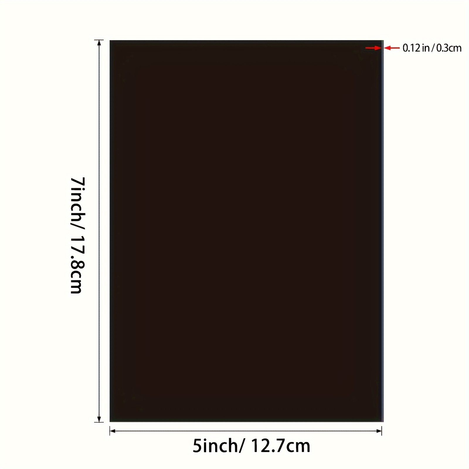 Image of Size 5r (5×7 Inch) 180×130mm 10pcs Single-sided Versatile Magnetic Storage Sheets & Pockets - Diy For Scrapbooking, Stamp & Die Collections - Durable
