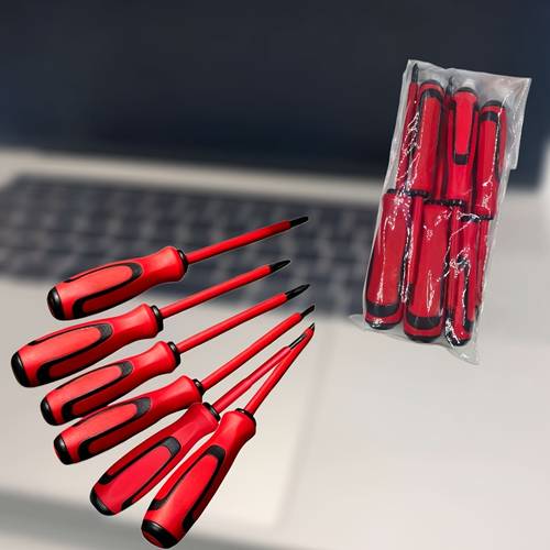 all in magnetic screwdriver set pivoting head anti slip handle strong magnetic tip phillips s d bits kit ideal gift for hobbyists