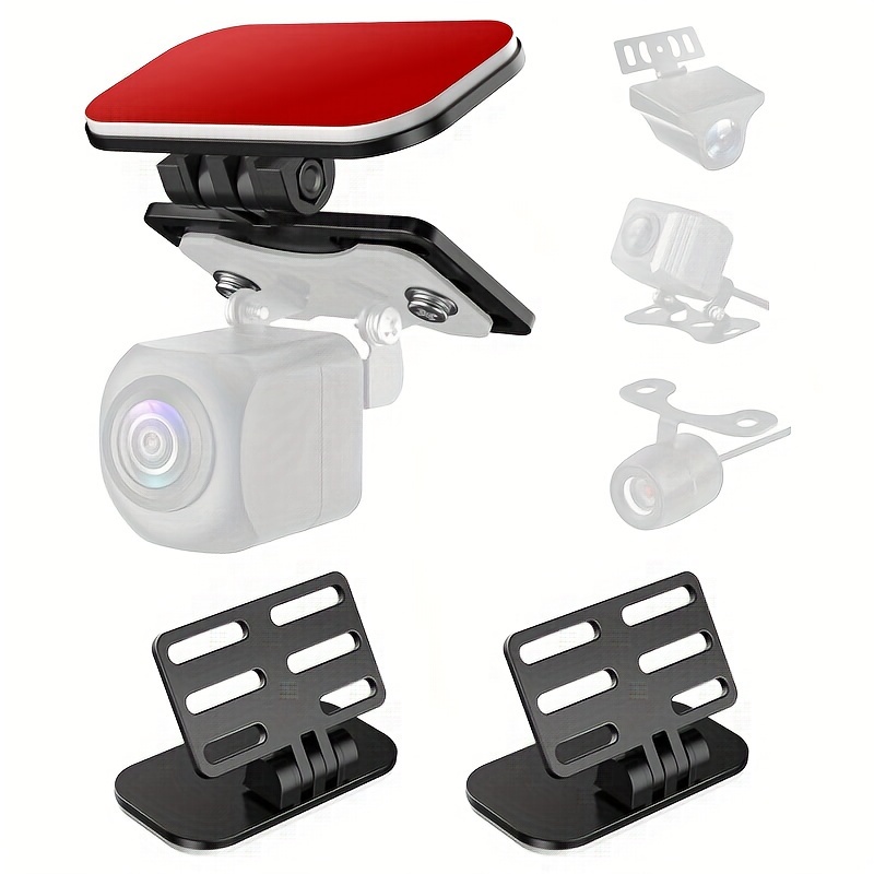 TEMU Camera Bracket Set Compatible With Brand M300s, , Pg18s, M63, Pg16s-3ch - Lightweight, , Adhesive Tape Included, Suitable For Backside Glass Mounting And More