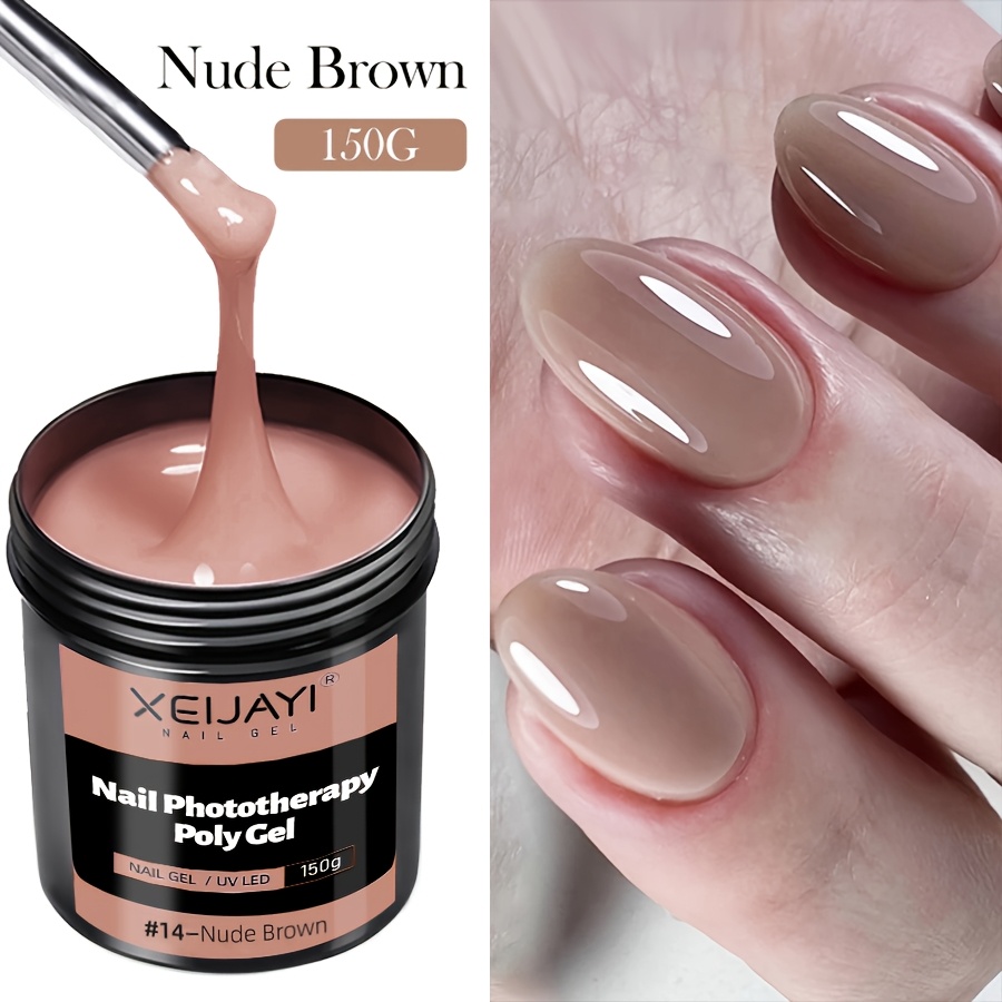 Image of Xeijayi 150g Poly Nail Gel Led Cured Builder Nail Gel Acrylic Nail Extension Gel For Nails Diy At Nail Art Quick Building
