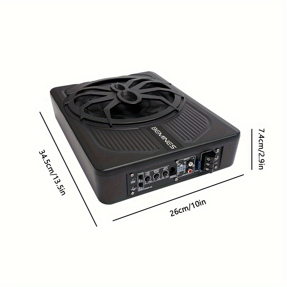 Big Power 1500W 12 Amplified Active Subwoofer Sub Amp bass box Free  Delivery