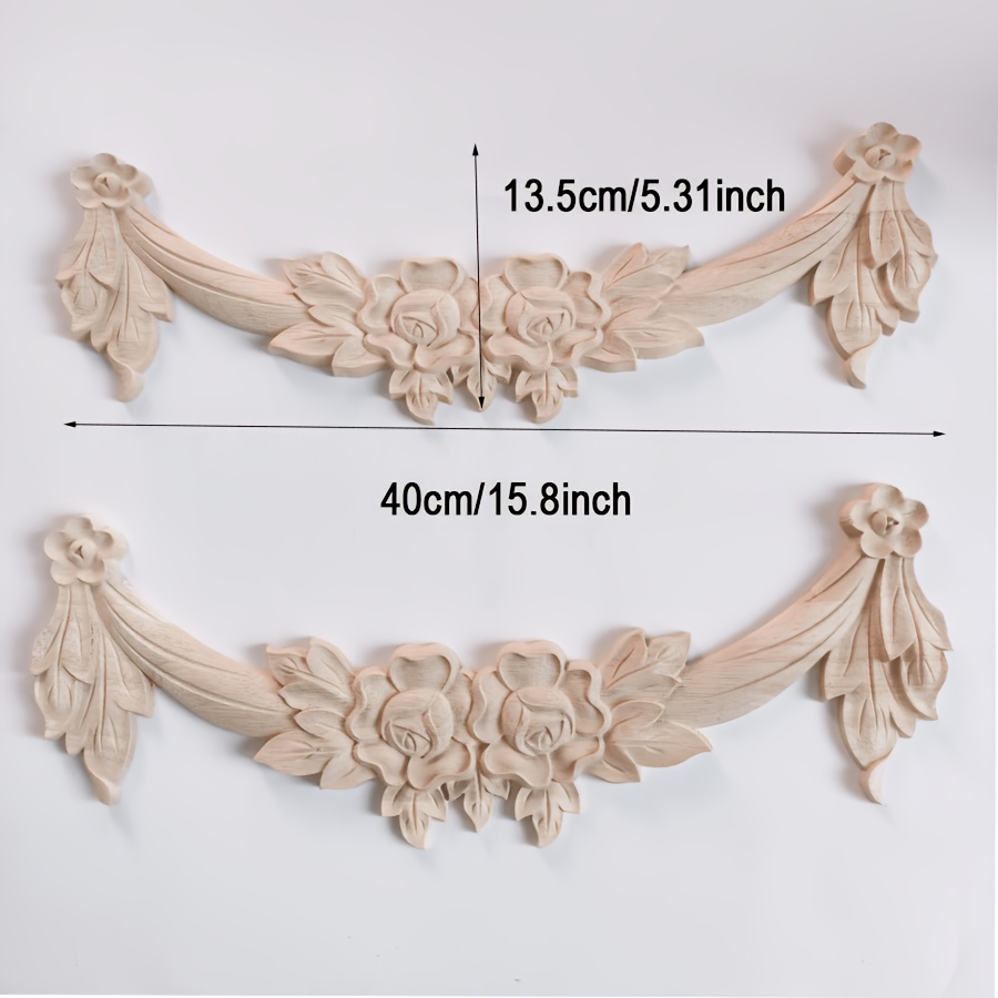 Wooden Christmas Applique - Festive Wall Decor For Cabinets & Beds, Home Accent