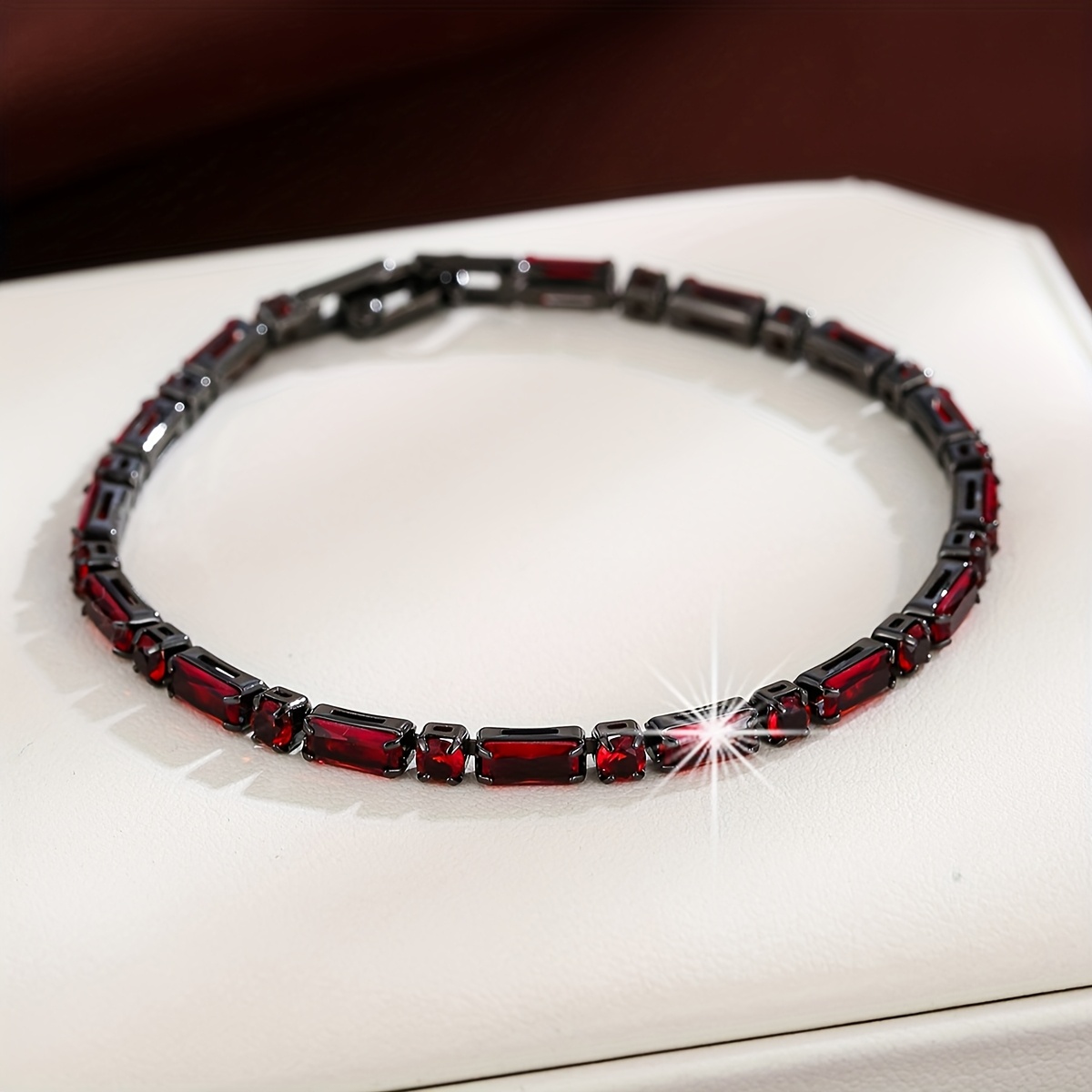 Personalized Zirconia Inlay Bracelet for Her