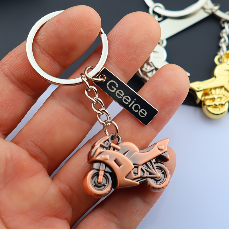 

Zinc Alloy Motorcycle Keychains - , , Personalized Engraving