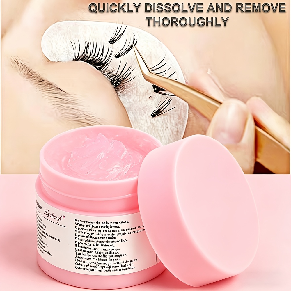 Lvcheryl 10g Eyelash Extension Glue Remover, Removing Glue For Grafting Extensions, Quick Removal Makeup, Non-irritating Individual Eyelash Glue Remover