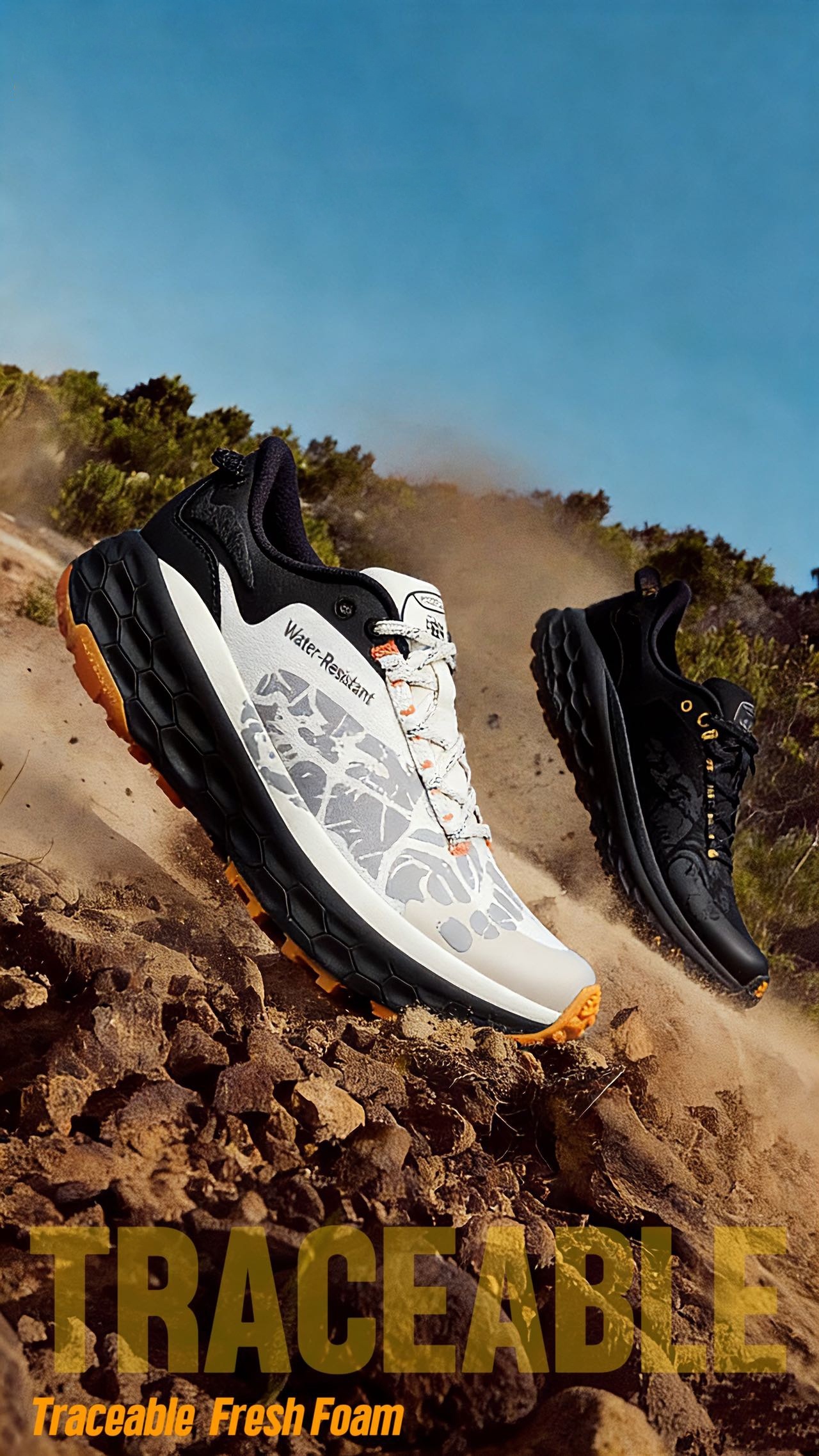 [Sneakers] Men'S Outdoor Shoes Men'S Shoes Lightweight Comfortable Shock Absorption Trail Running Shoes Anti Slip Casual Shoes Fashion Versatile Sports Running Shoes