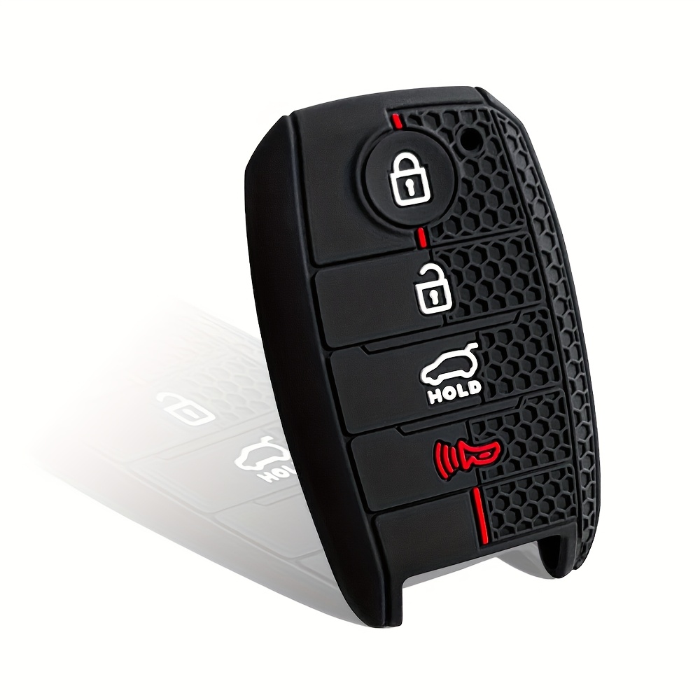 TEMU Étui de protection haut de gamme pour clé, clé de voiture compatible avec modèles KIA, pour Kia K5 Forte K3 Nuvoix Rondo Protecteur de