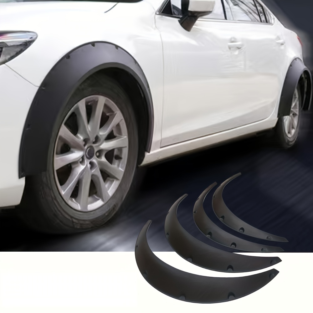 

Universal Fit Set Of 4, Polypropylene , , Left Placement For , Suvs, - Widened And Thickened Eyebrows Mudguard