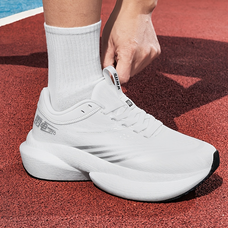 Lei Li Plaid | Flagship Platform Carbon Plate Racing Training Running Shoes for Men, Shock-Absorbing Rebound Sneakers