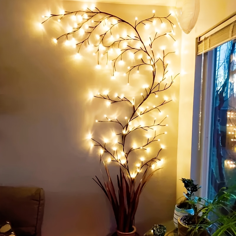 1pc magic willow vine light 72 warm white leds usb powered - Temu Mauritius