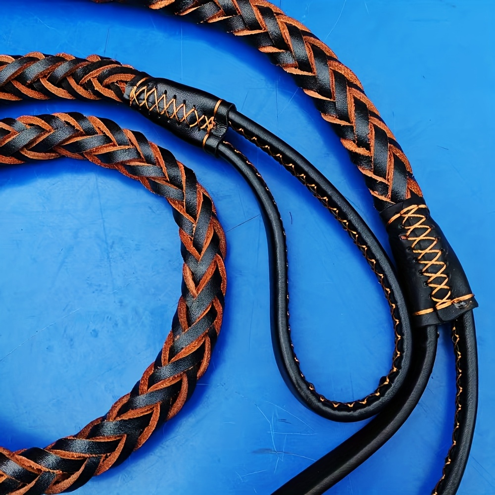Cowhide Traction Leash, Soft and Comfortable Design