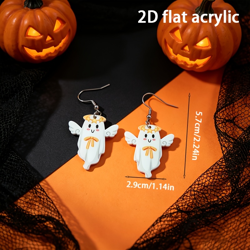 AIZX Women's Angel Dangle Earrings, Elegant Minimalist