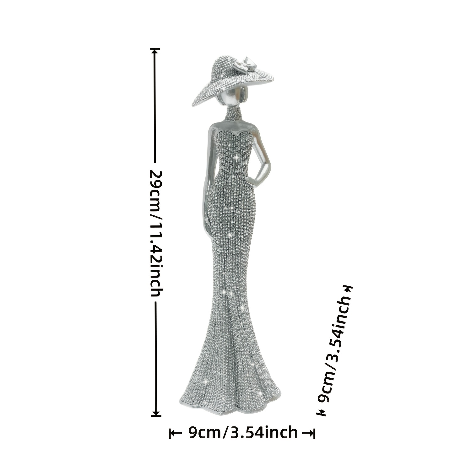 TEMU Elegant And Goddess Statue Ornament, Suitable For Placement On Mantels Or Shelves. A Gift For Christmas, New Year, Or Housewarming