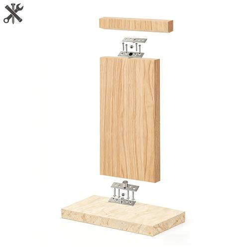20pcs heavy duty 360 rotating concealed universal hinge upper and lower shaft without pins stainless steel hinge panel door wardrobe bathroom balcony door universal including 16 screws 2 sets of universal hinges