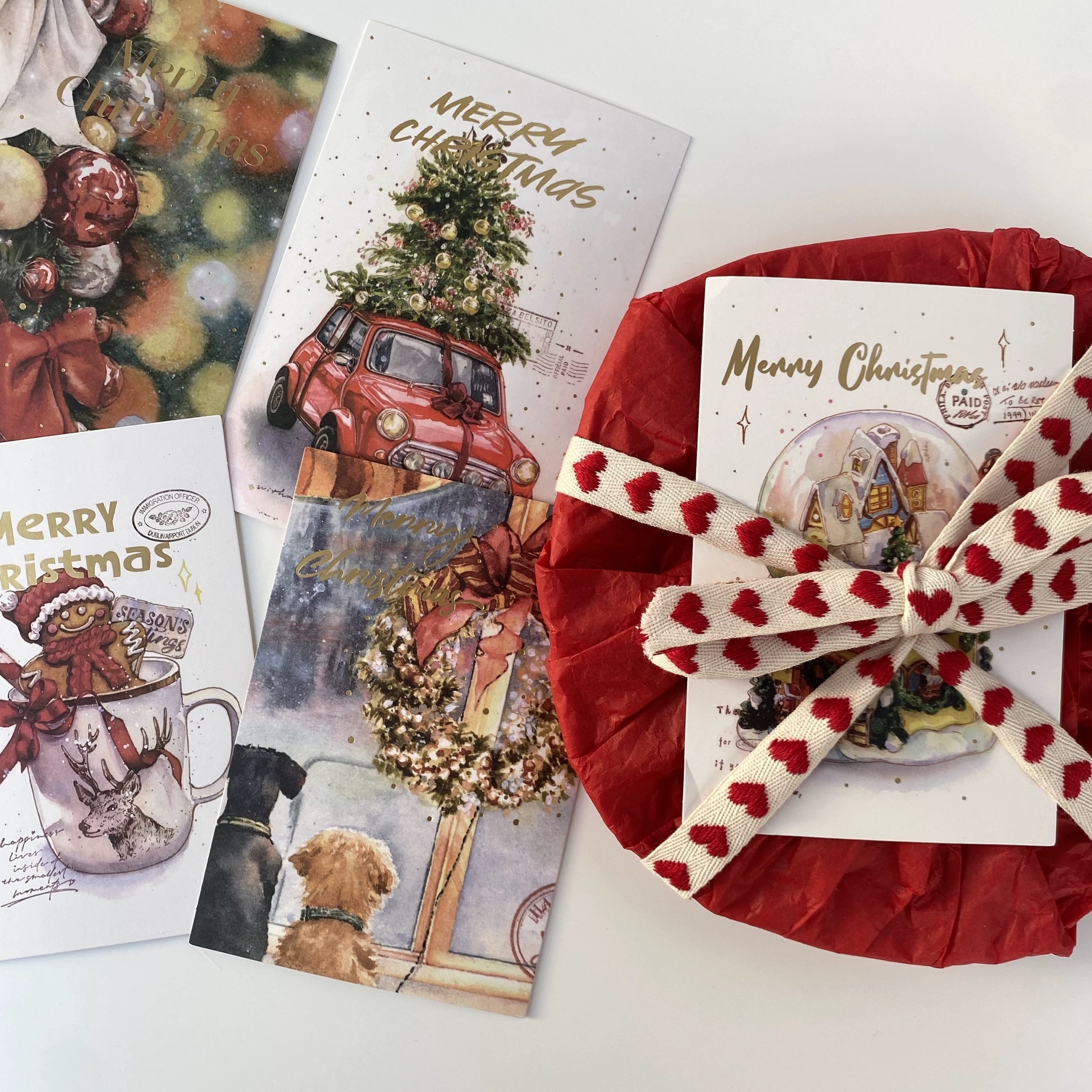 

1pc Red For Christmas & - , No Battery Needed, For Decorations