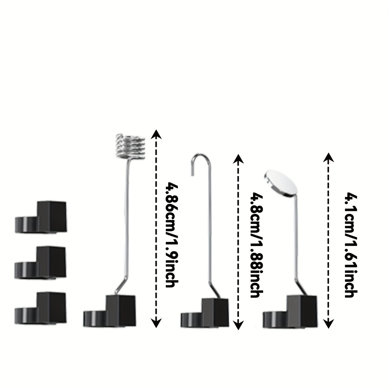 Image of Wkr Industrial Endoscope Additions, Including (hook: Use To Keys/rings, Magnet: Use To Metal Objects, Side Mirror: Use The Side Mirror To Get A Better Side View, : Additions For Fixing Hooks, Magnets