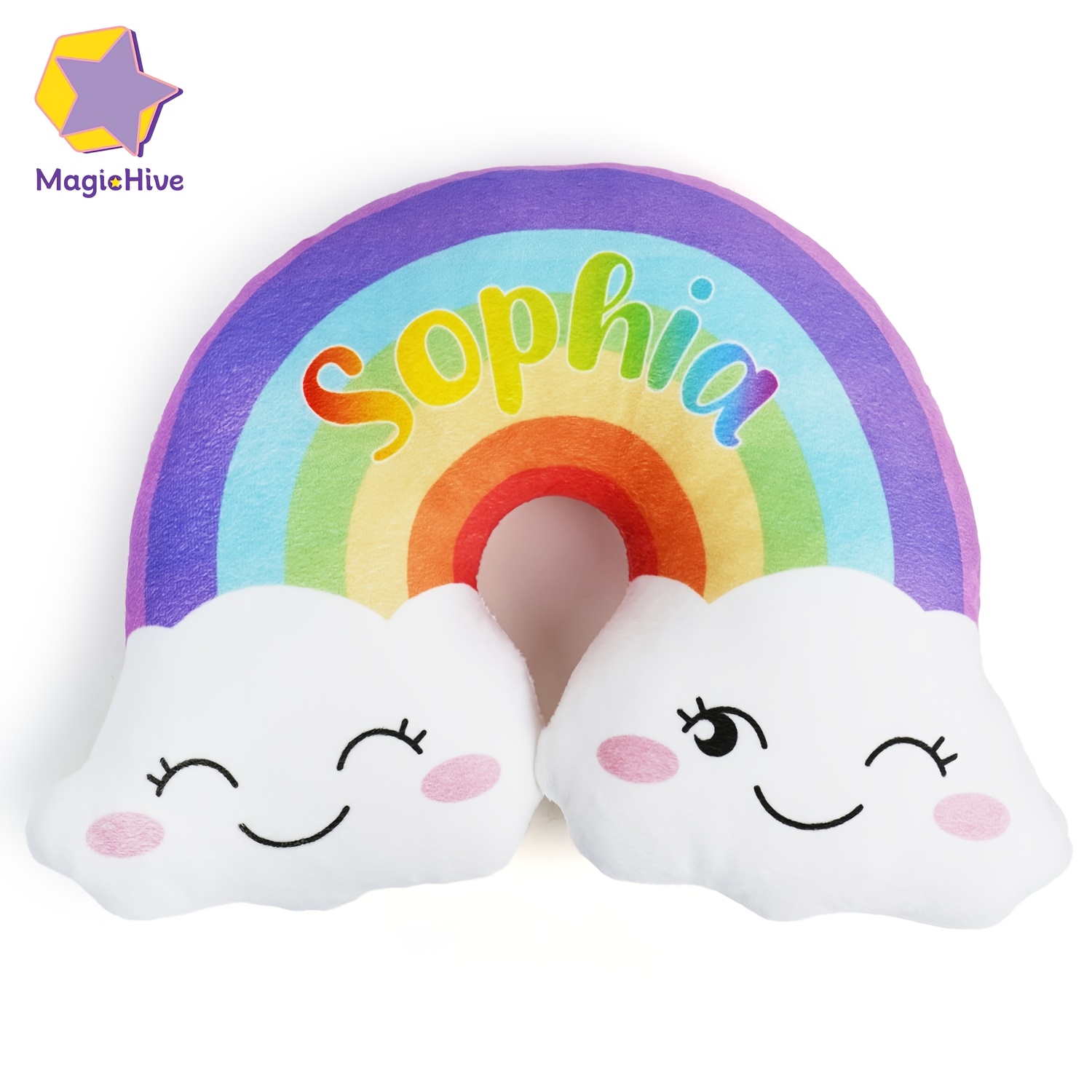 Image of Cute Soft Plush Pillow Cloud-like Soft Cushion Aesthetic Room Decor Girlfriend Bestfriend Gift Bedroom Sofa Comfortable Filling Pillow