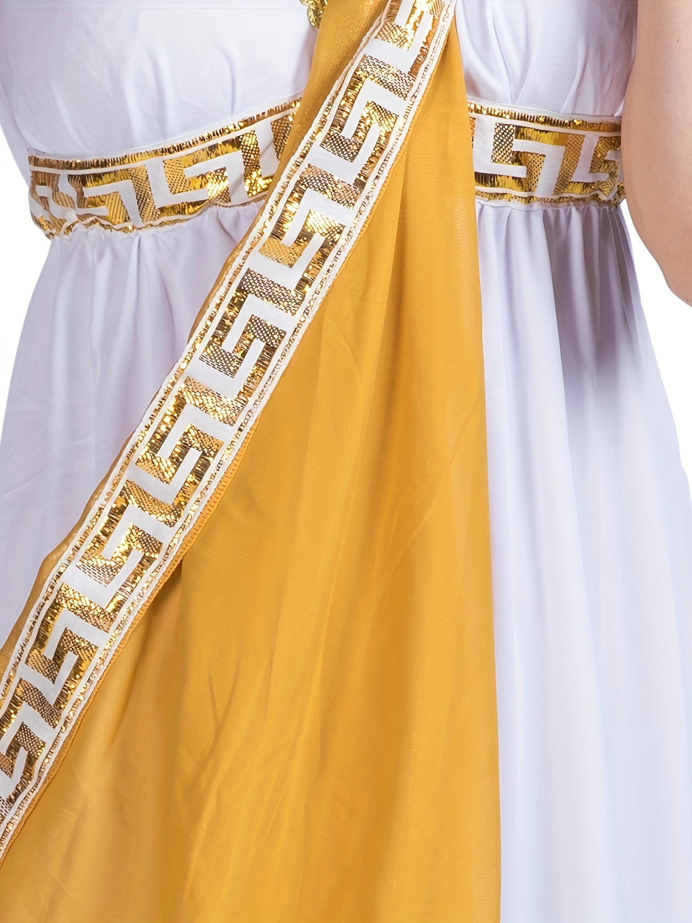 gold toga dress Toga Costume Ladies Roman Dress
