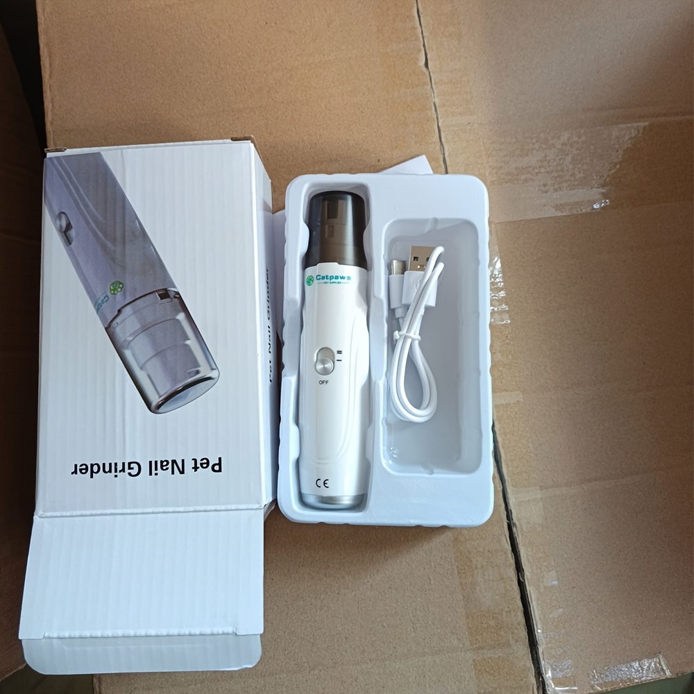 电动宠物指甲研磨机 usb 充电式电动狗指甲剪刀安静电动狗猫爪指甲修剪器工具 详情 7