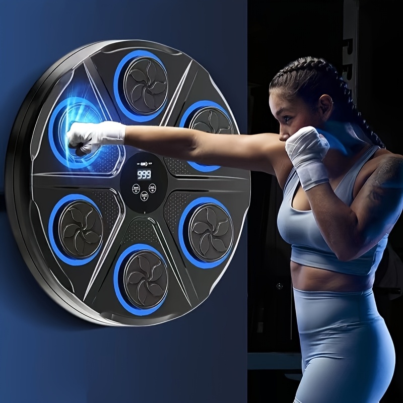 smart music boxing pad universal wall mounted   abs material with usb charging wireless   for indoor training relaxation equipment suitable for adults   14 ideal for valentines easter thanksgiving christmas halloween