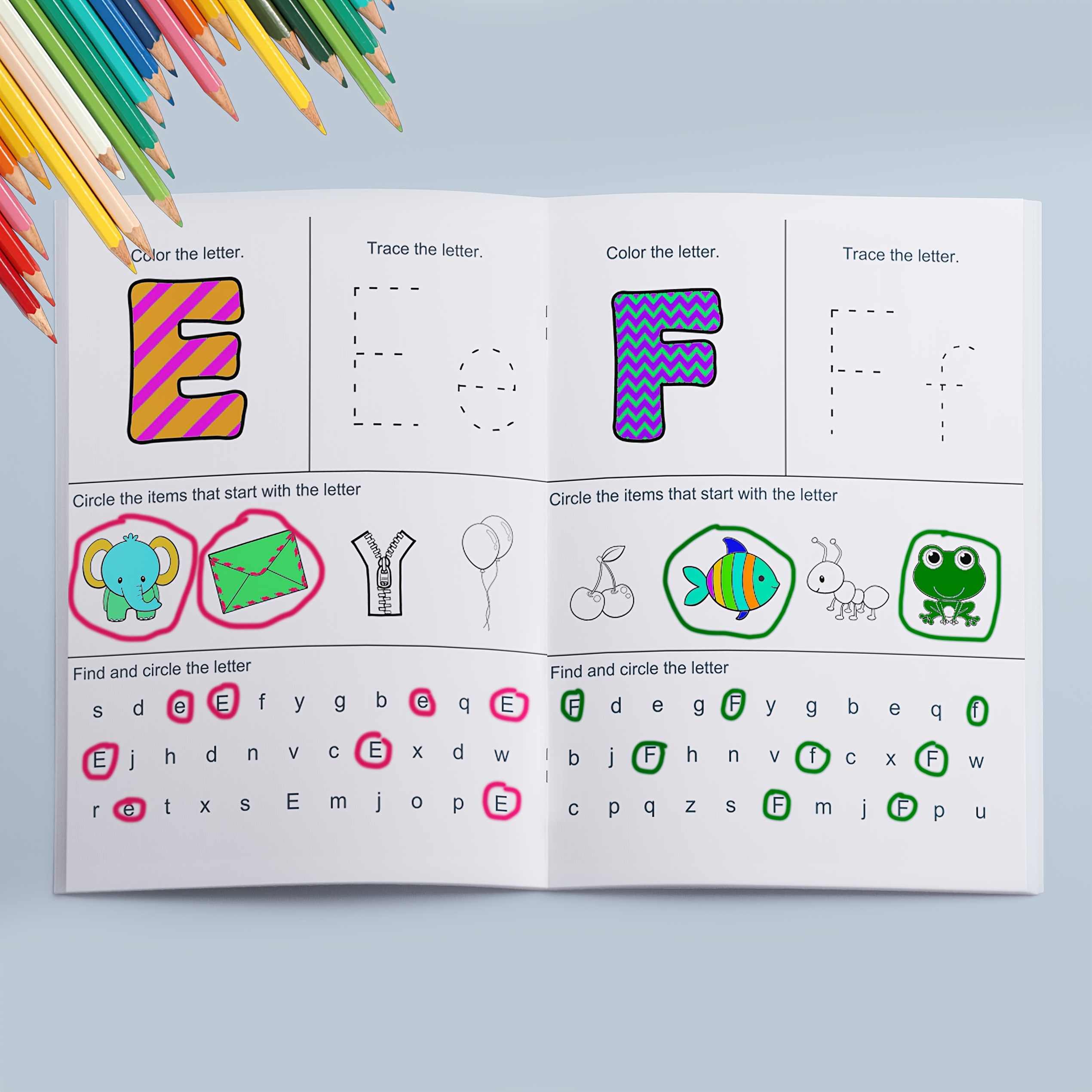 1pc Nurturing Intelligence: Engaging Children with Alphabet Books for Cognitive Development