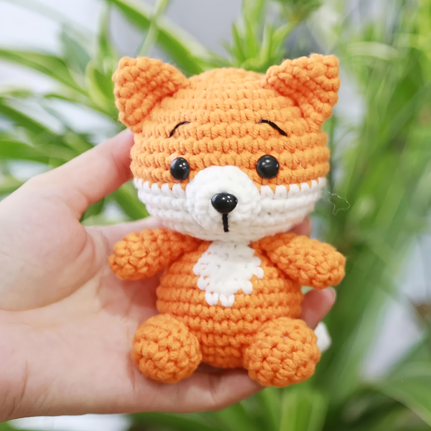 

1pc Vioiv Fox Kit For Beginners - Diy Amigurumi - Set , , English Instructions, And Tutorial - - For Christmas, , 's, Halloween