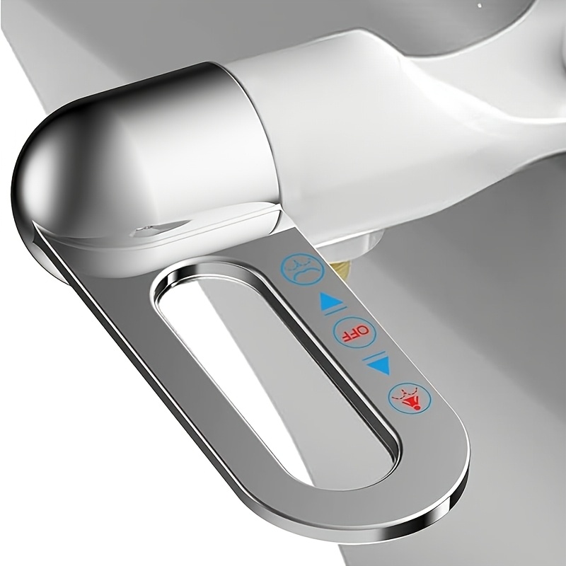 TEMU Bidet Attachment For Toilet - Non-electric Bidet With Self-cleaning Dual Spray, Adjustable Pressure & Feminine Wash, Fit Suitable For Standard