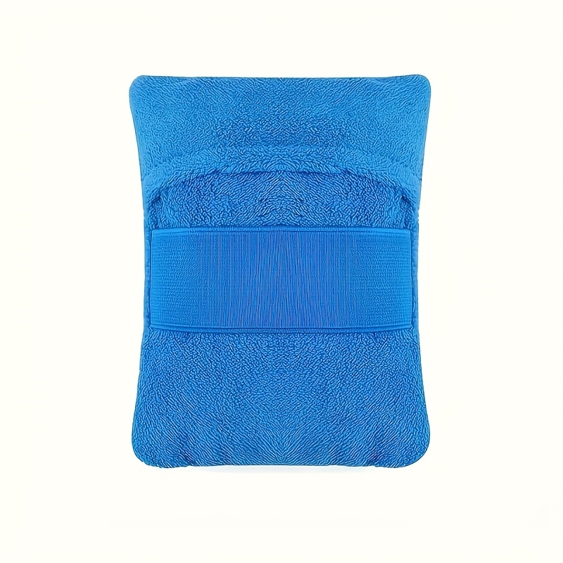 1pc Portable Beach Sand Removal And Cleaning Tool - Made Of Soft Fabric, Compact For Travel, Suitable For Beach Vacations, Camping, Outdoor Activities (blue), Beach Additions, Essential Cleaning Tool