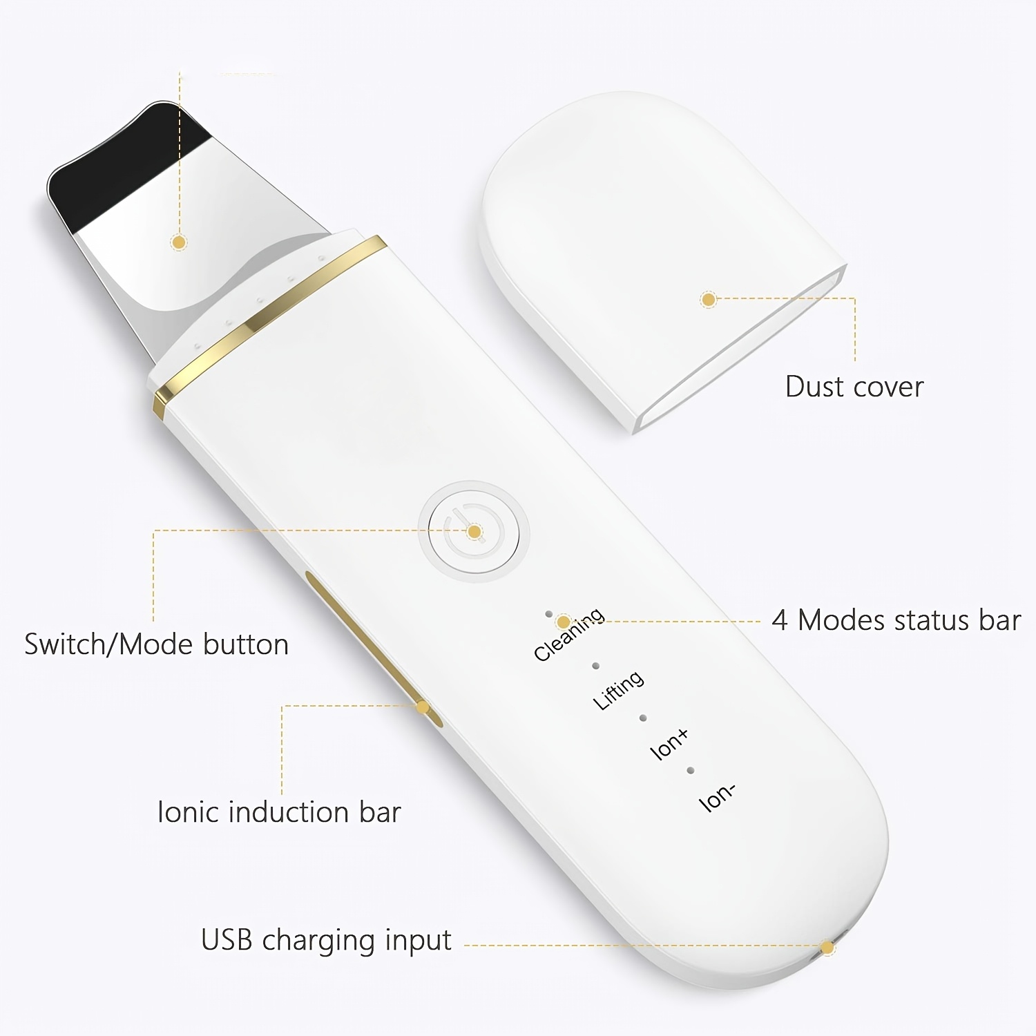 USB Rechargeable Electric Facial Cleansing Device