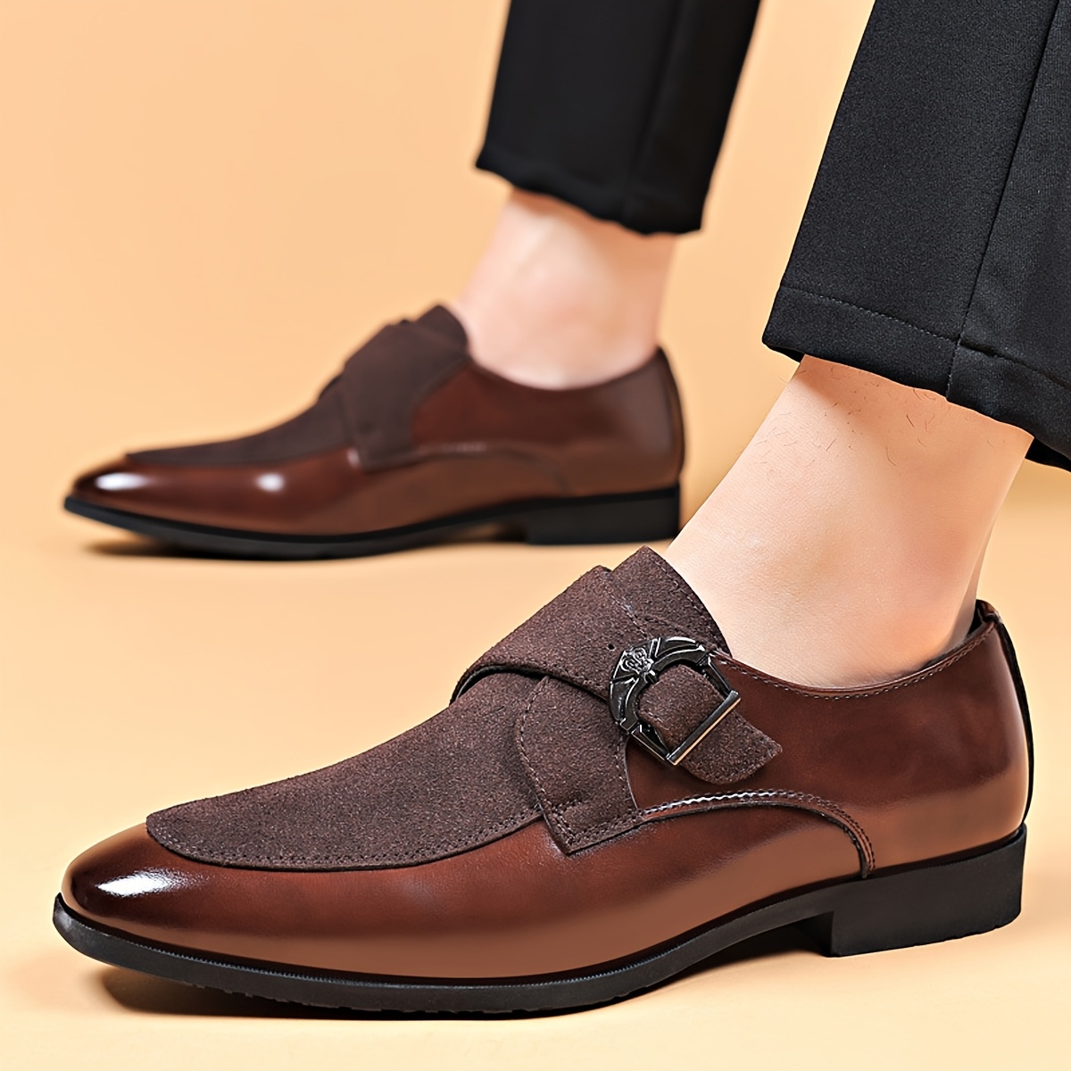 men mens dress shoes sold on Temu United States