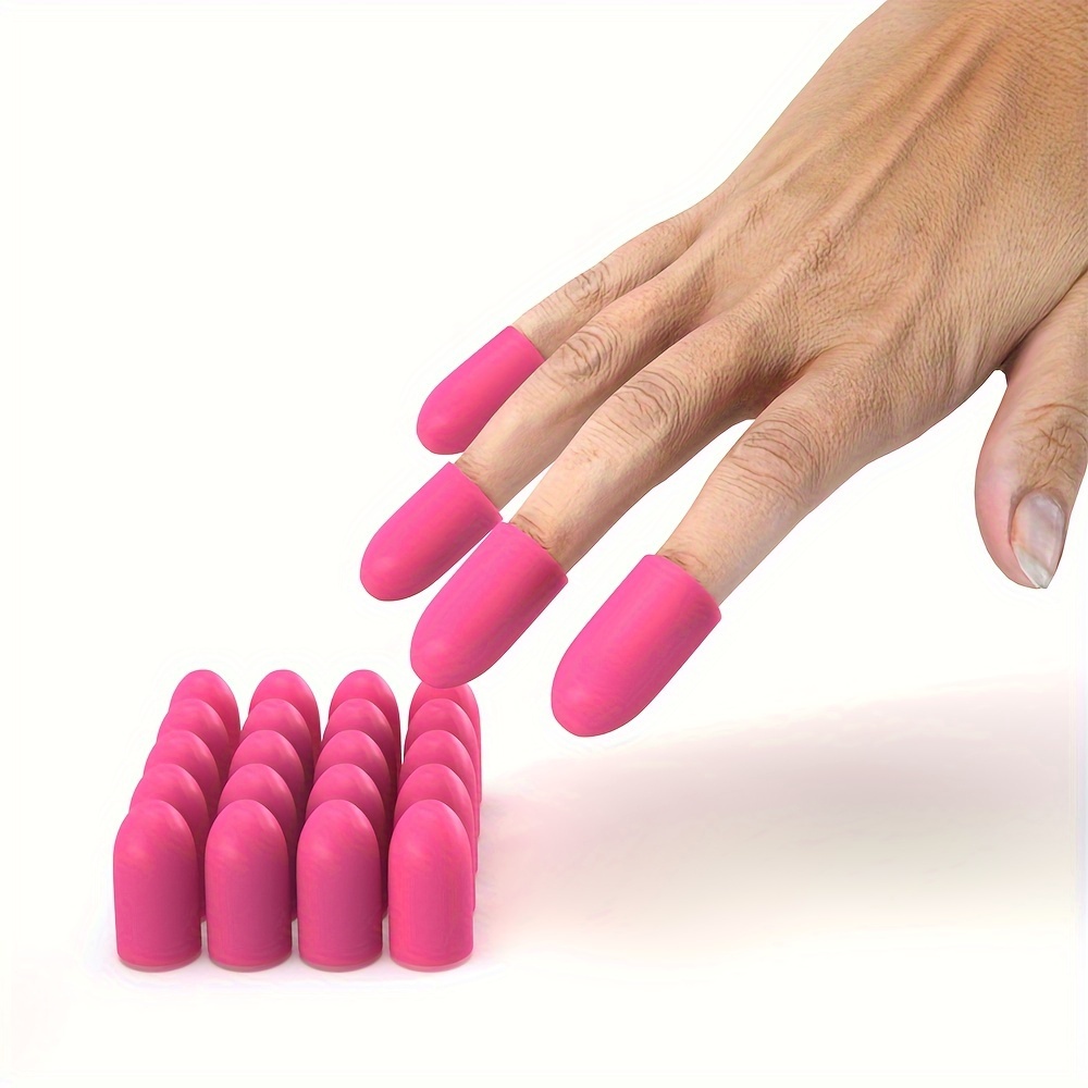 

12pcs Silicone Finger Protector Set - Reusable, Washable For Bbq, Knitting & Crafts - Waterproof & Fade-resistant In