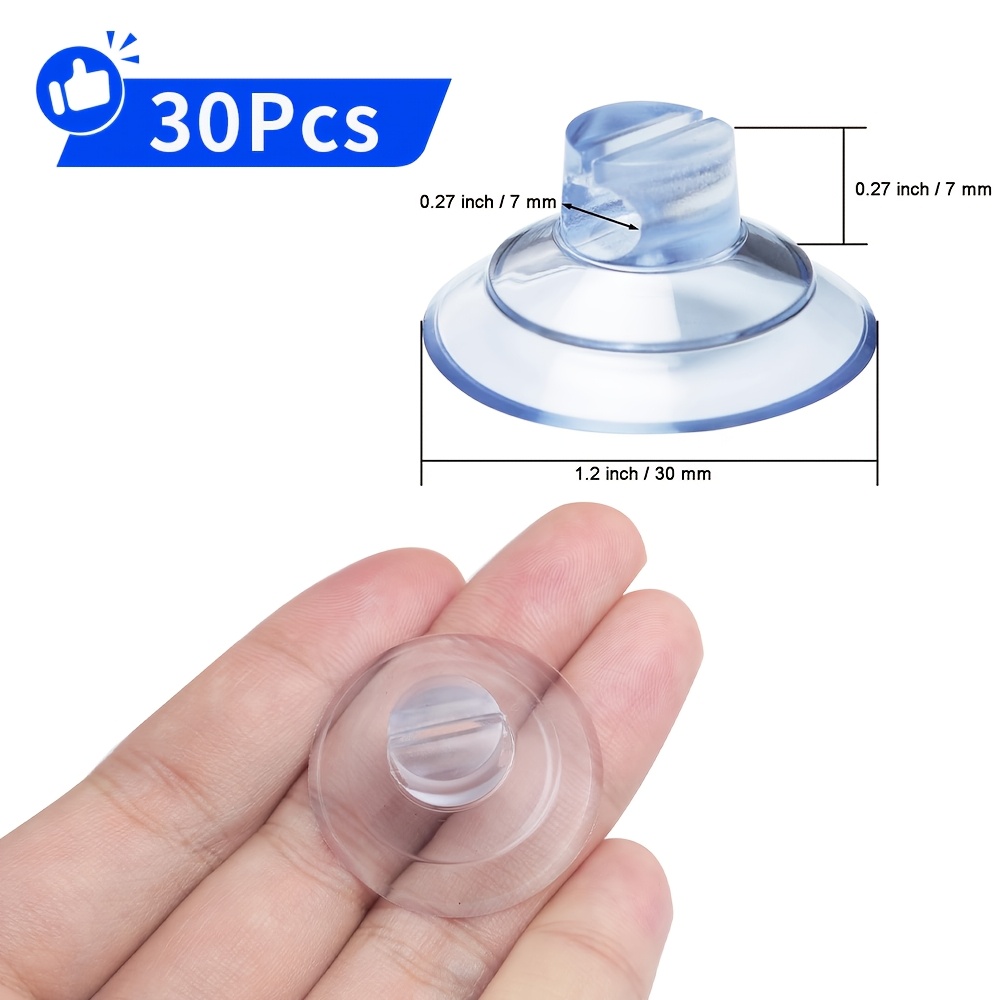 TEMU 15/30pcs Christmas Suction Cup Lights, Christmas Light Suction Cup Holders, Suitable For Holiday Lights And Christmas Decorations, No-drill