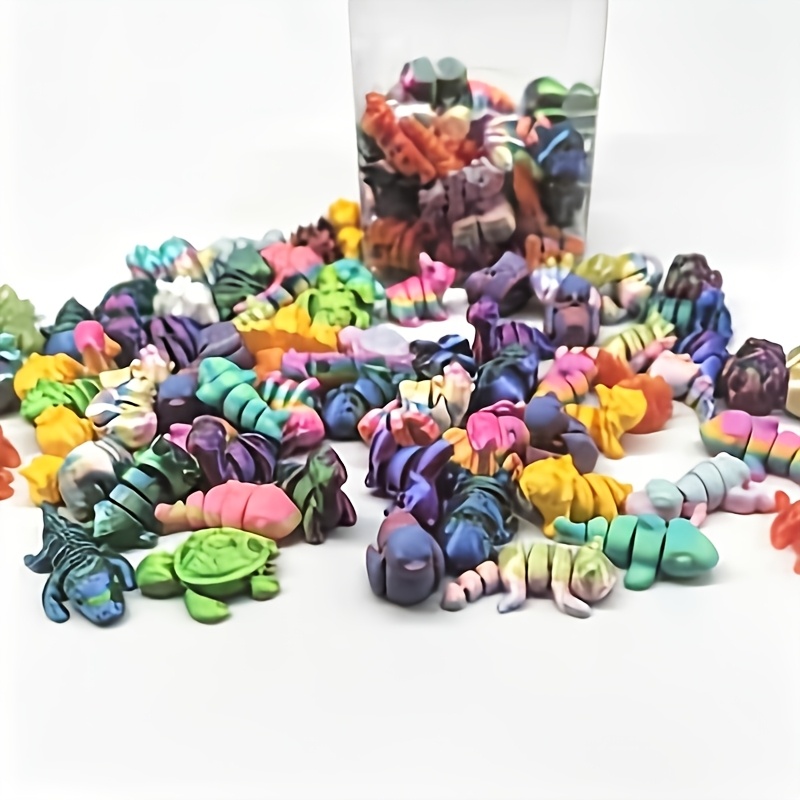 52pcs Random Colors Animal Kingdom Toy Figure Playsets