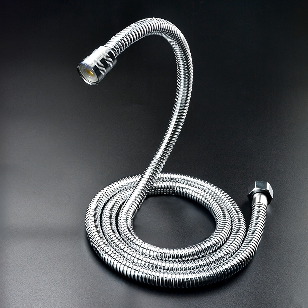 Image of 3-meter Reinforced Hose, Stainless Steel Shower Hose, Reinforced High Quality Rain Shower Head, Electroplated Metal Hose, High-temperature Resistant