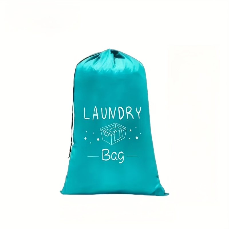 TEMU 1/2pcs Extra Large Travel Laundry Bag, Dirty Clothes Organizer With Drawstring, Heavy Duty Travel Laundry Bags, A Laundry Hamper Travel