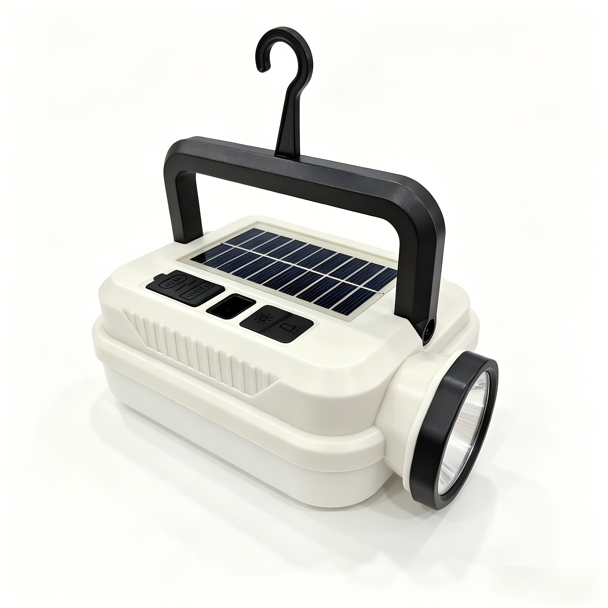TEMU Solar Camping Lamp With 8 Lighting Modes, Foldable And Portable, Suitable For Outdoor Camping, Hiking, Emergency Lighting, And Tent At Night.