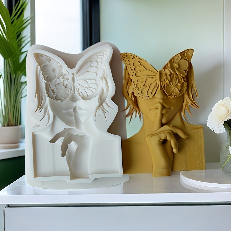 Silikonform Für Schokolade & Süßigkeiten – 3D Puppengesicht, Ca. 4–8 Cm, Für Backen, Resin & Ton