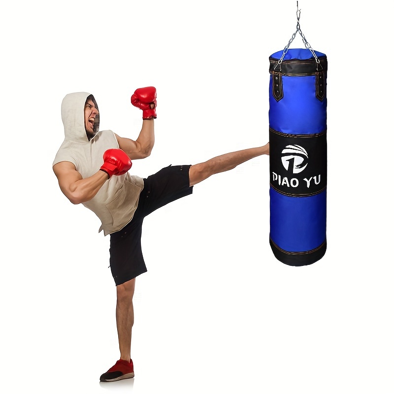 Heavy Duty Punch Bag With Metal Chain Hook - Perfect For Boxing, Karate,  Taekwondo & More!