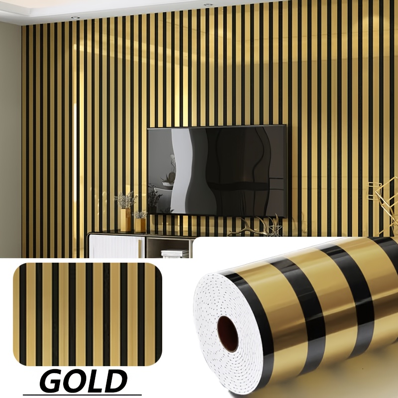 TEMU 1-roll Packaging, 3d Modern Mirror Mesh Grille Wallpaper, Self-adhesive Wall Sticker, Thickened Removable Wall Panel, Living Room Bedroom Wall