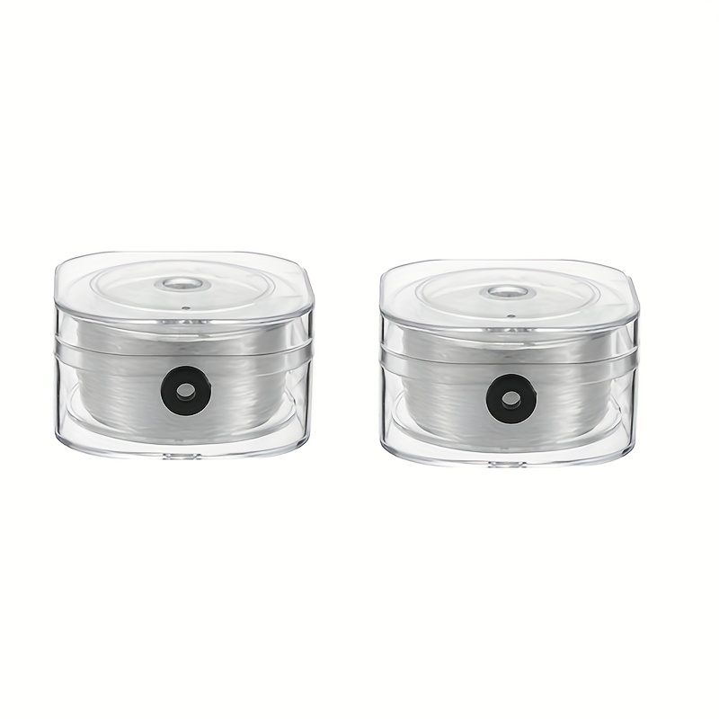 Image of 200m Premium Elastic Beading Cord, Clear Stretchy Thread String For Handmade Bracelet Necklace Jewelry Craft Making, Come With Portable Storage Box, Strong -proof & Knot-resistant Design