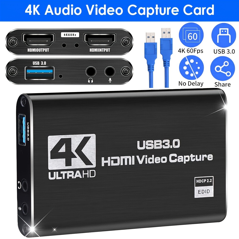 

4k Audio , Usb3.0 Game Capture Device Switch For Streaming