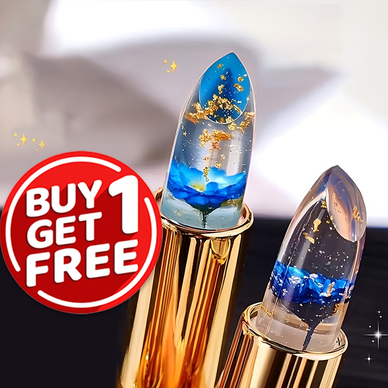 color changing lipstick flower shaped lipstick - Temu
