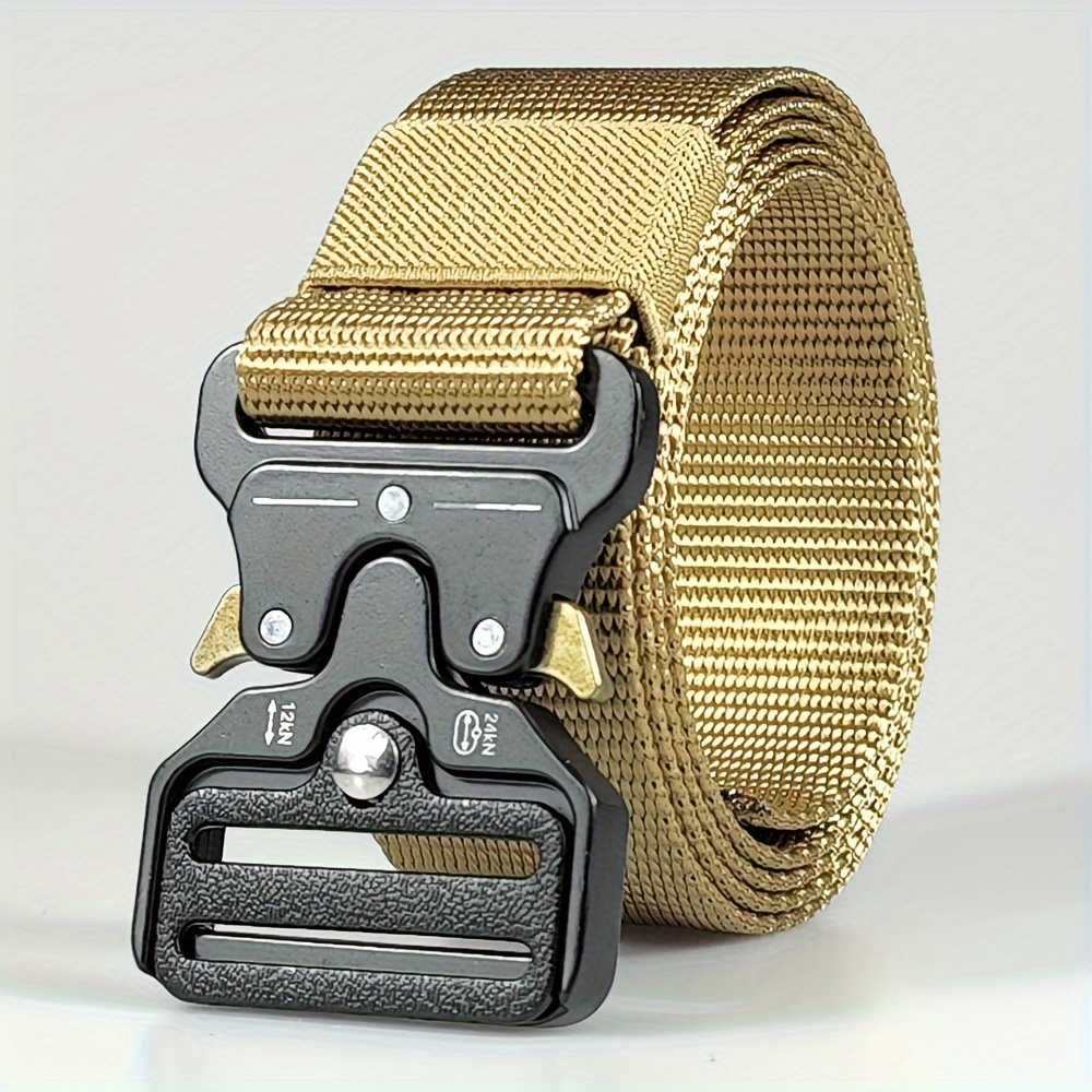 Quick Release Adjustable Nylon Work Belt for Men