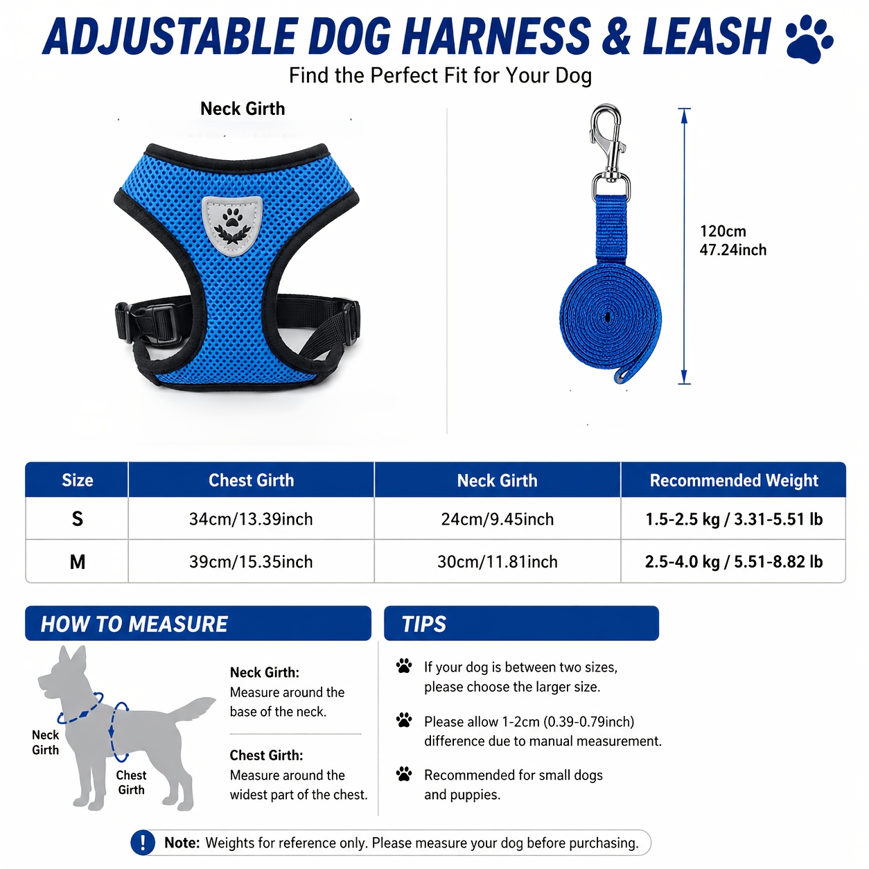 8pcs Pet Travel Gear Set with Harness, Leash, and Accessories