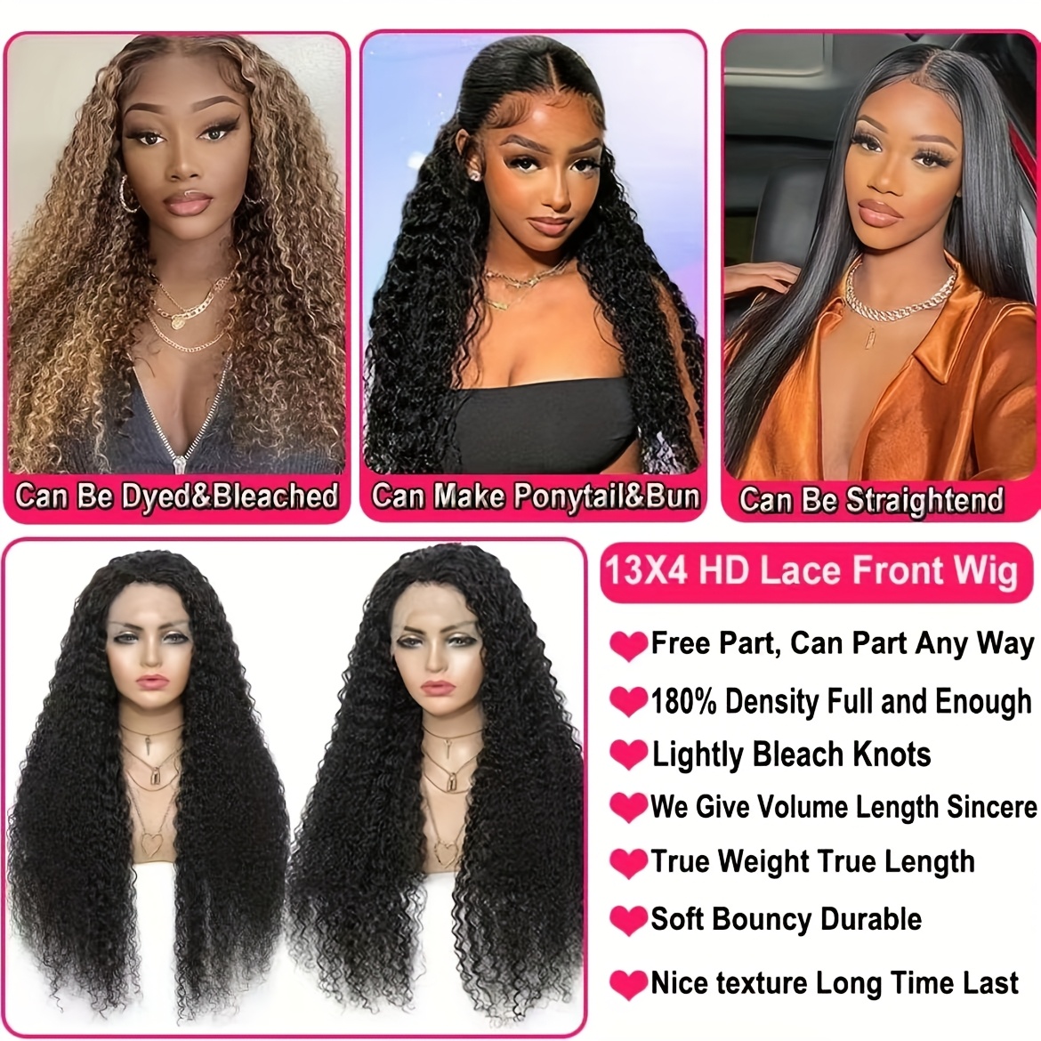 150 density deep wave lace front wig 13x4 hd transparent human hair wig for women with baby hair natural look elegant style suitable for all special occasion wig deep transparent lace design details 9