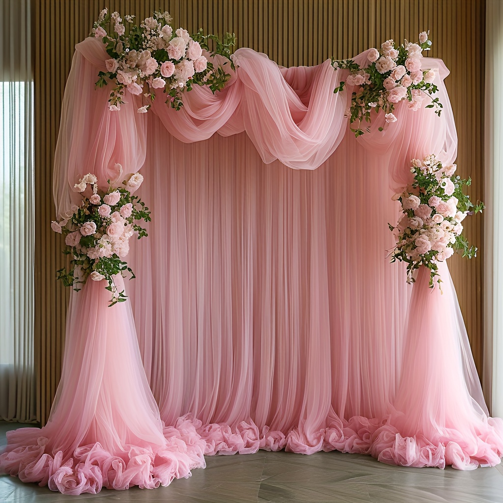 

Curtain, 8m Tulle, Polyester, , For , Bridal , , , Christmas, New , Adult - 75x300cm/160x600/160x800cm, No , No Needed