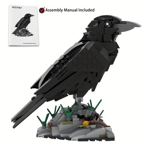 item picture moc 357pcs building blocks set animal model bird bricks best for christmas halloween gifts birthday gift